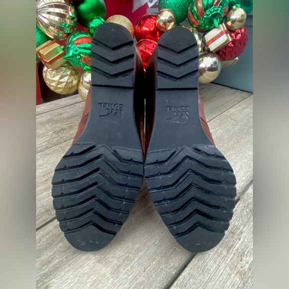 Sorel Suede Wedge Boots Women 7 - Picture 7 of 10